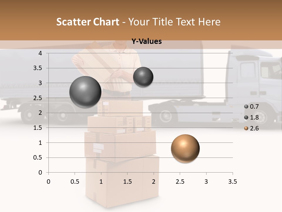 Courier Truck Friendly PowerPoint Template