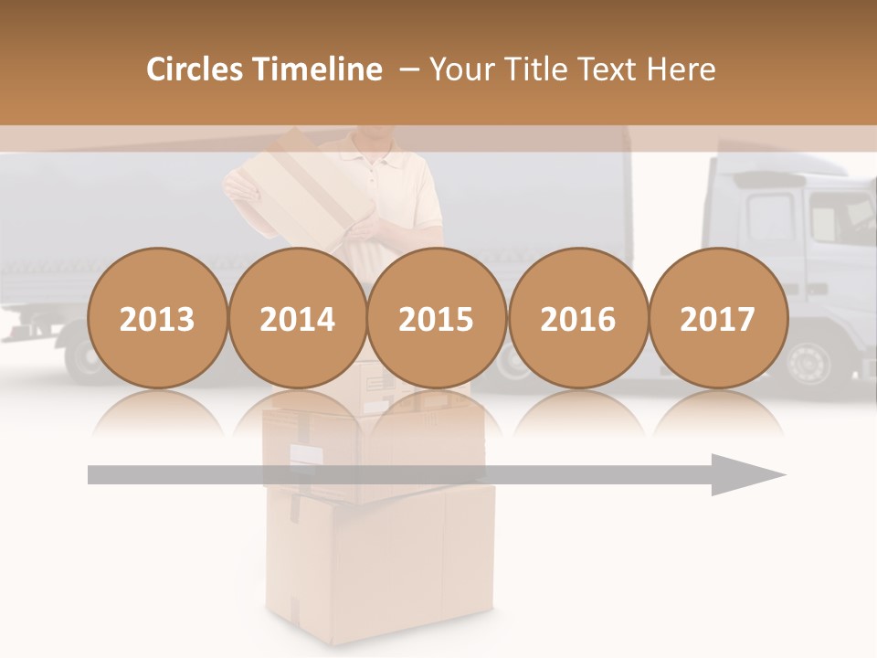 Courier Truck Friendly PowerPoint Template