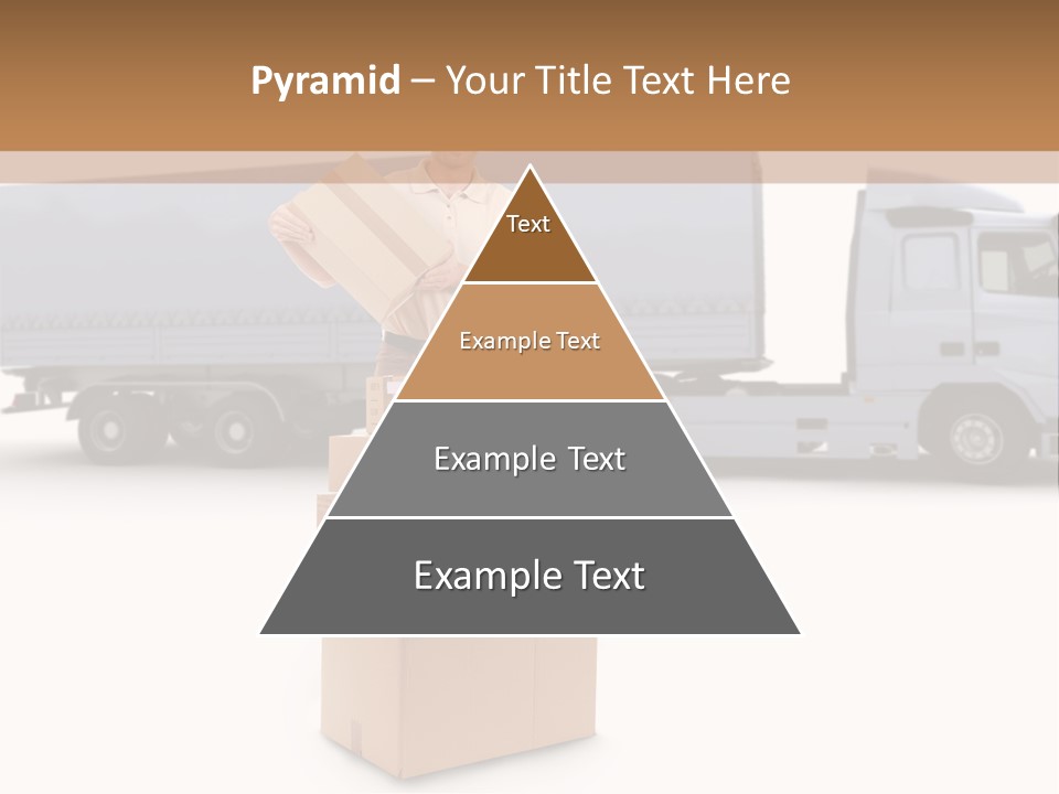 Courier Truck Friendly PowerPoint Template