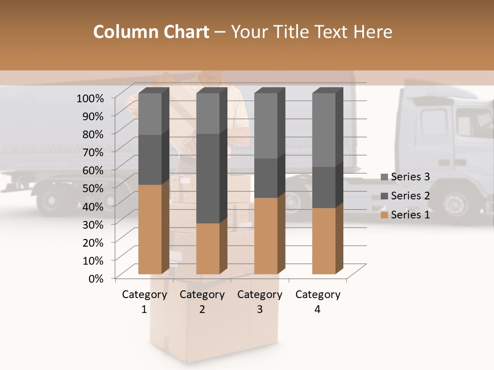Courier Truck Friendly PowerPoint Template
