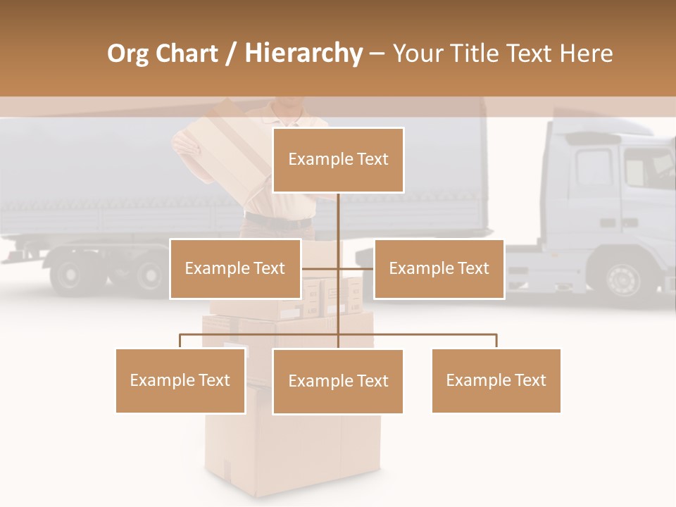Courier Truck Friendly PowerPoint Template