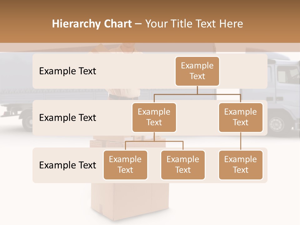 Courier Truck Friendly PowerPoint Template