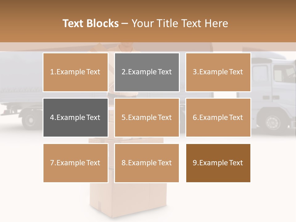 Courier Truck Friendly PowerPoint Template