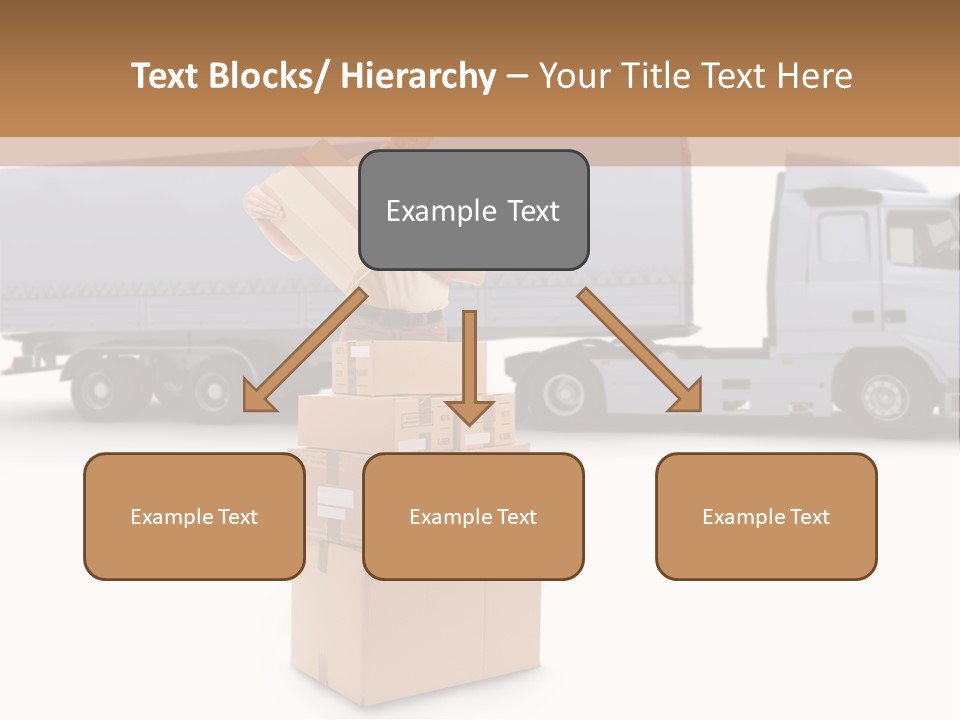 Courier Truck Friendly PowerPoint Template