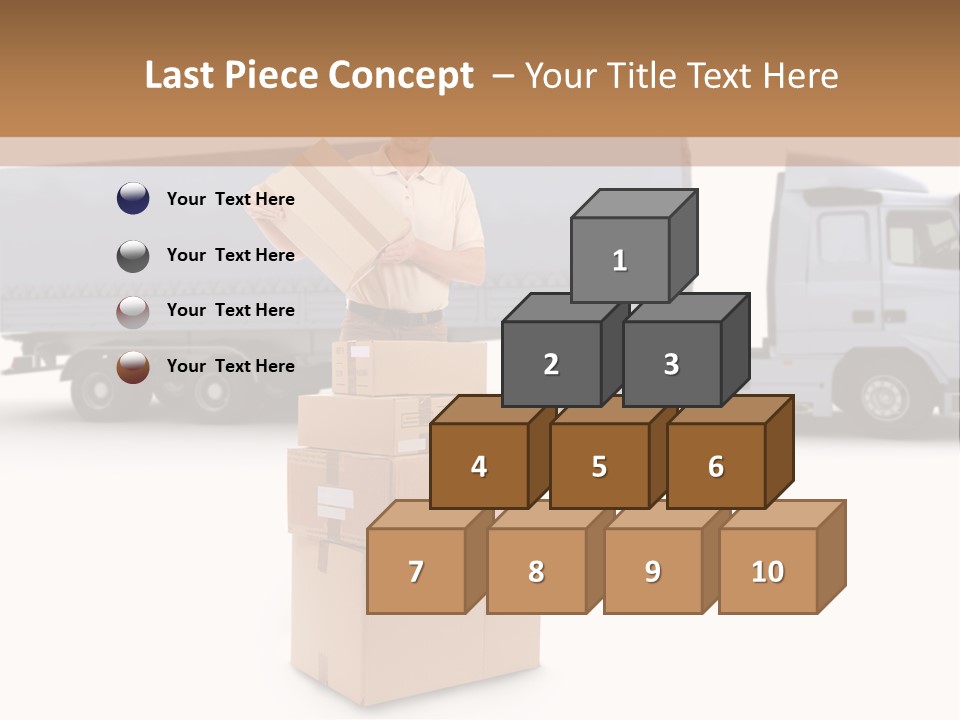 Courier Truck Friendly PowerPoint Template