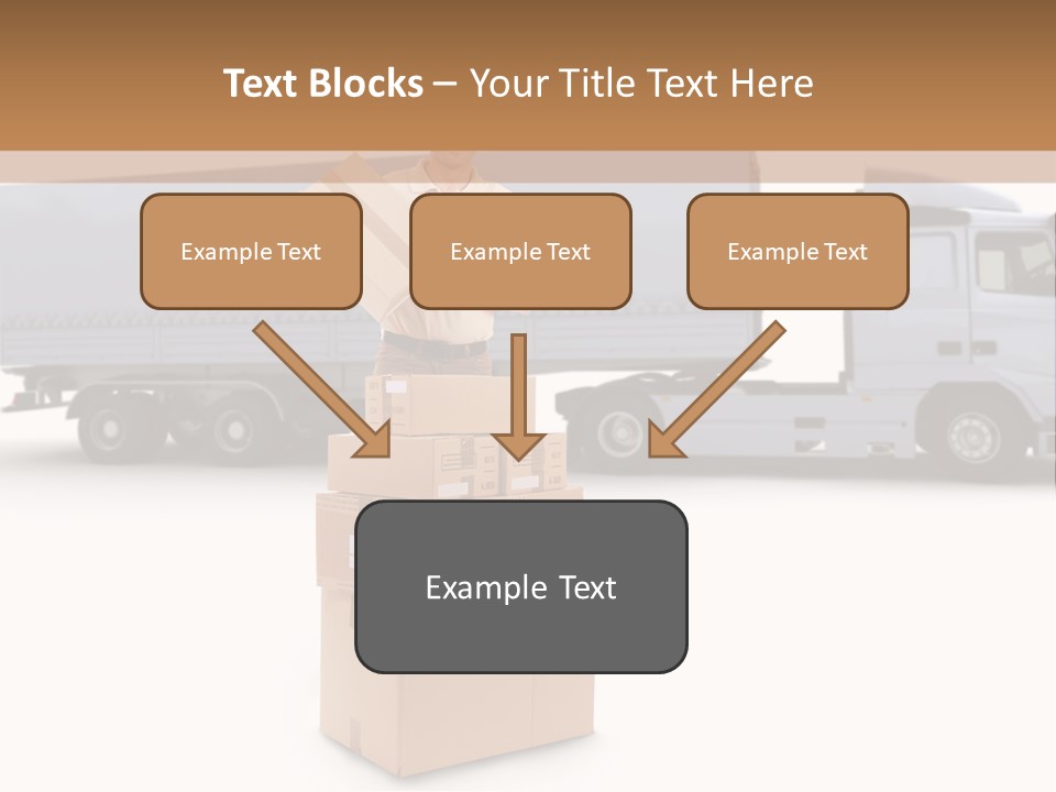 Courier Truck Friendly PowerPoint Template