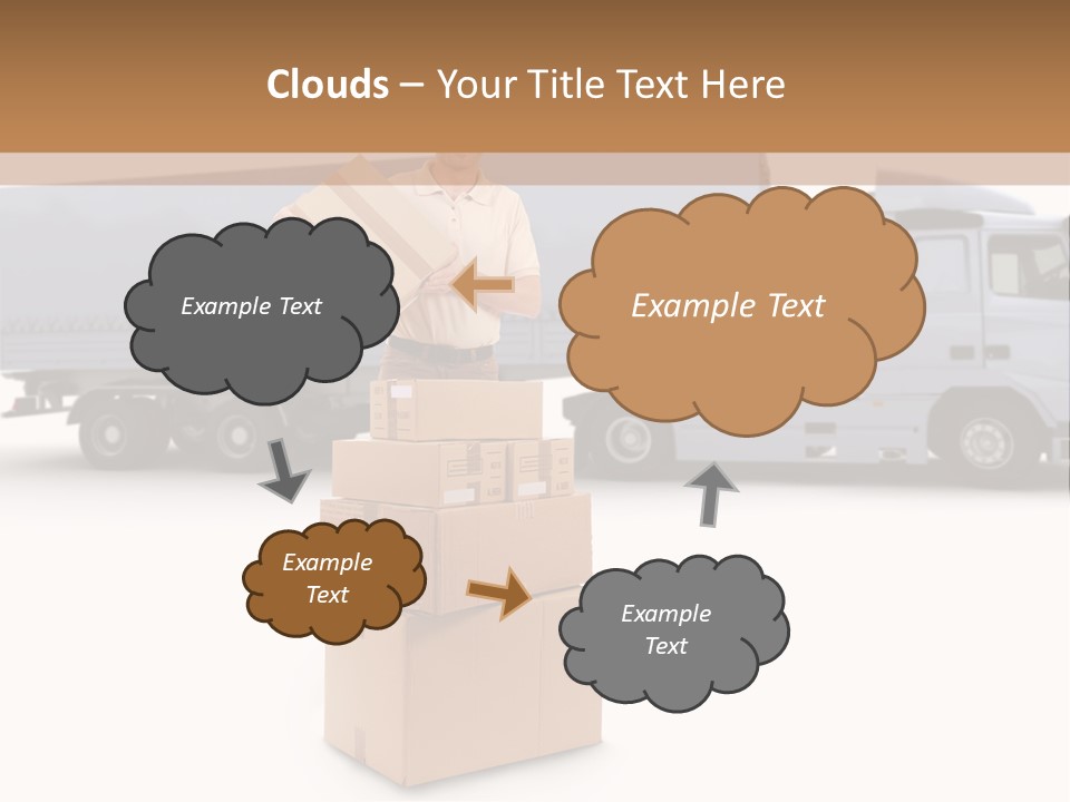 Courier Truck Friendly PowerPoint Template