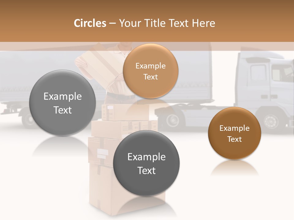 Courier Truck Friendly PowerPoint Template