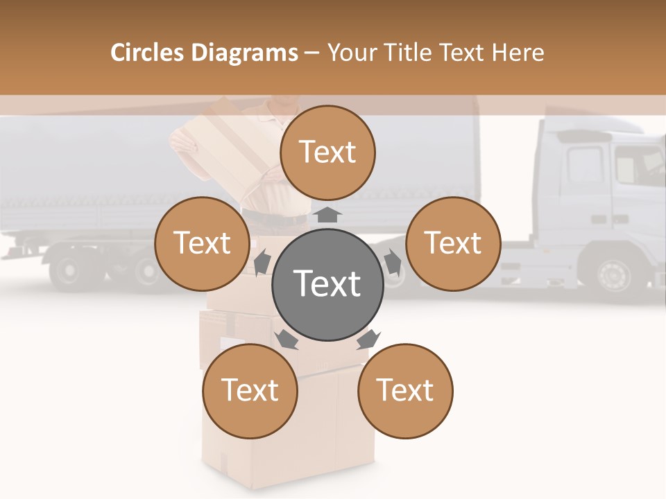 Courier Truck Friendly PowerPoint Template