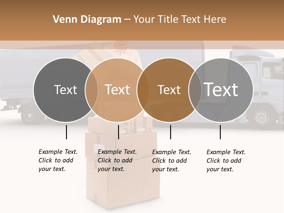 Courier Truck Friendly PowerPoint Template