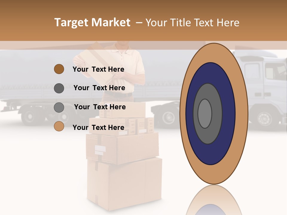 Courier Truck Friendly PowerPoint Template