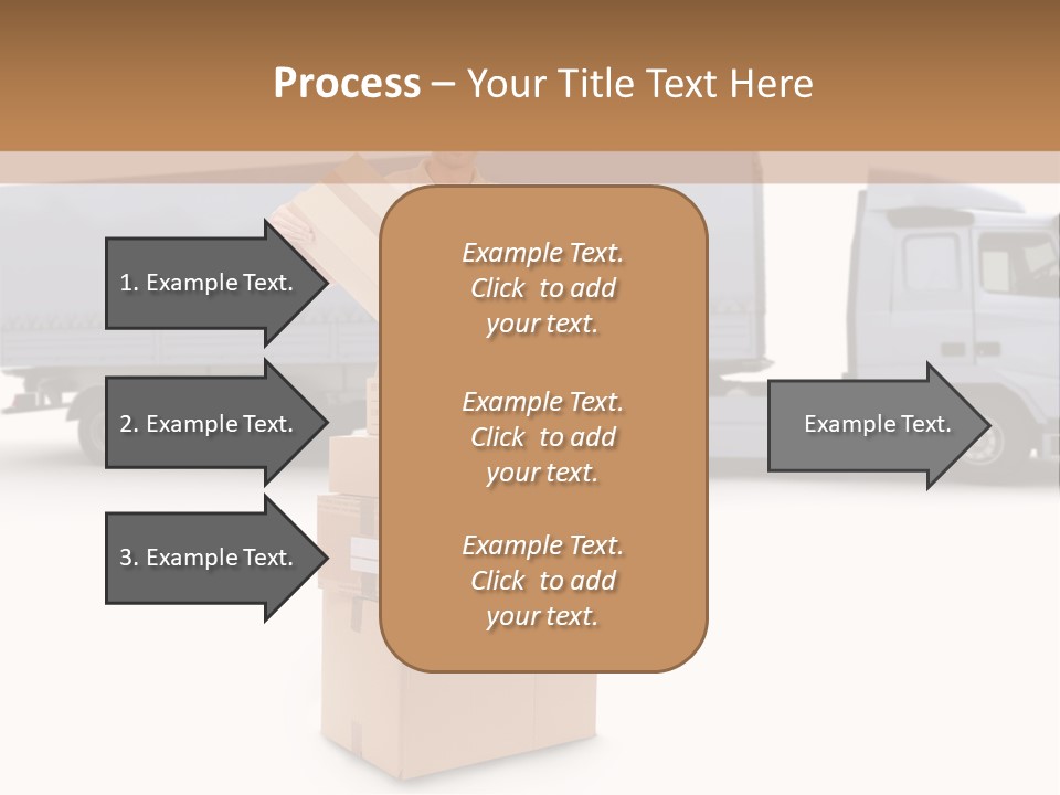 Courier Truck Friendly PowerPoint Template
