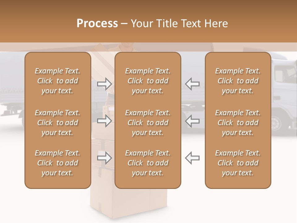 Courier Truck Friendly PowerPoint Template