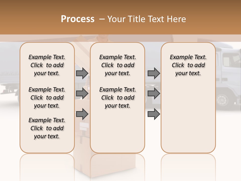 Courier Truck Friendly PowerPoint Template