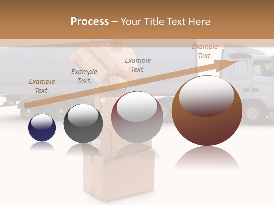 Courier Truck Friendly PowerPoint Template