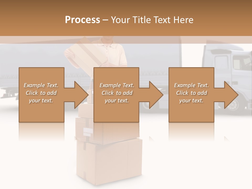 Courier Truck Friendly PowerPoint Template