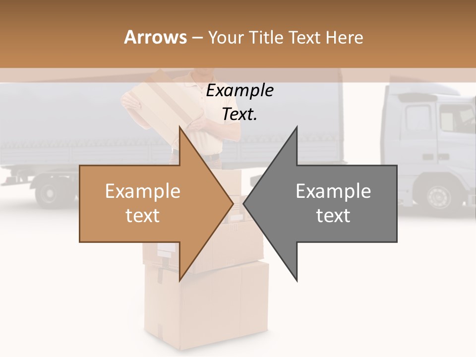Courier Truck Friendly PowerPoint Template