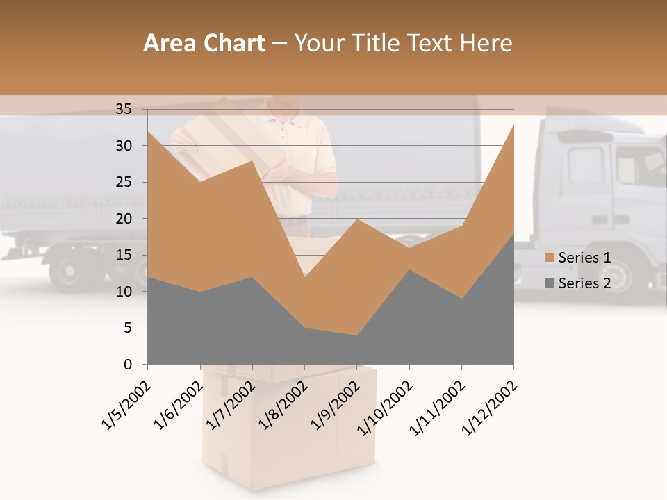 Courier Truck Friendly PowerPoint Template