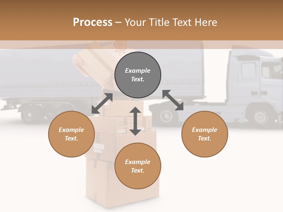Courier Truck Friendly PowerPoint Template