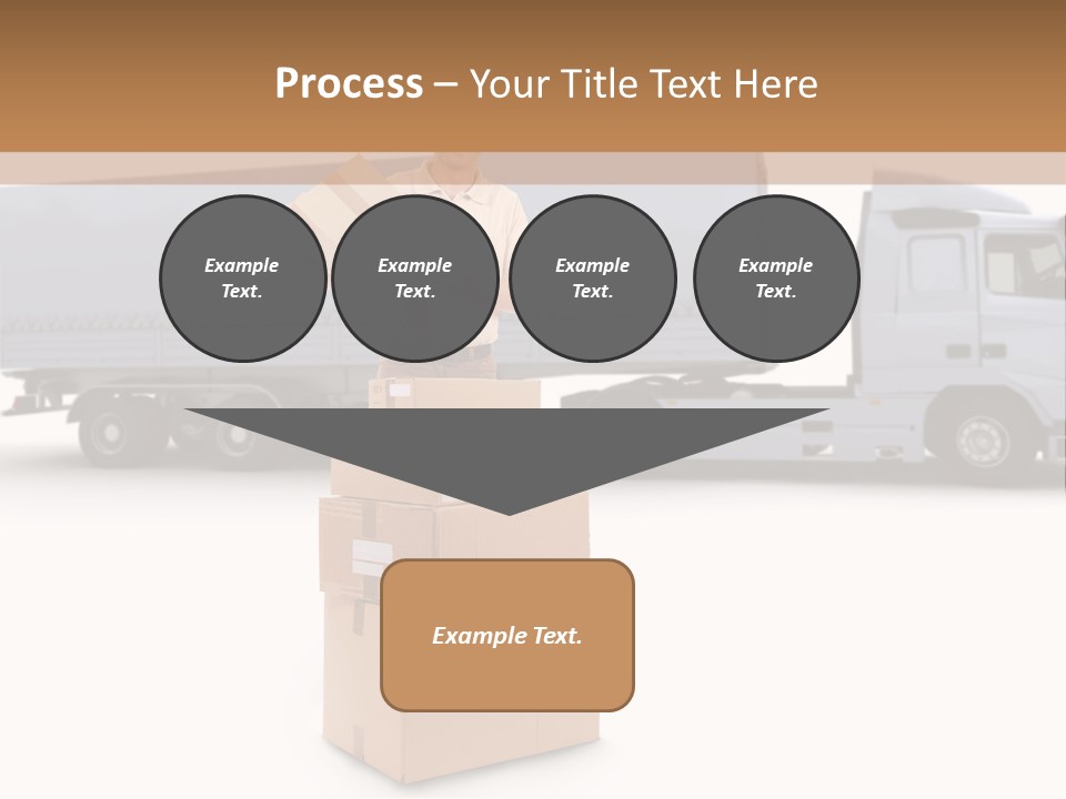 Courier Truck Friendly PowerPoint Template