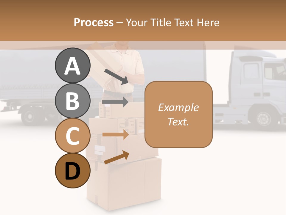 Courier Truck Friendly PowerPoint Template
