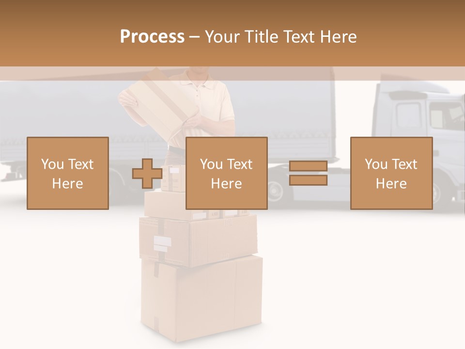 Courier Truck Friendly PowerPoint Template