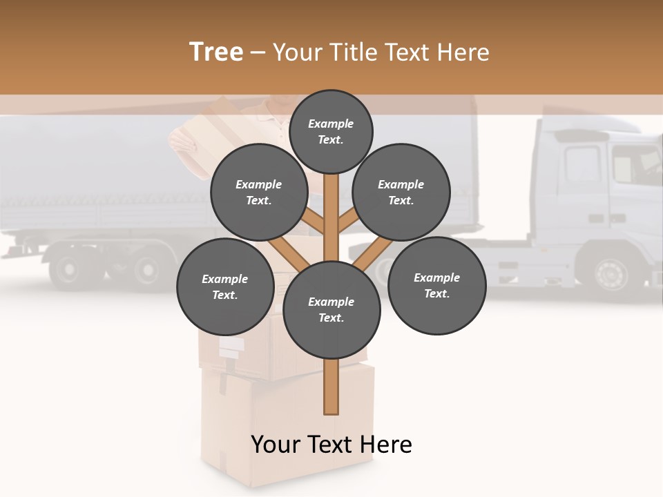Courier Truck Friendly PowerPoint Template
