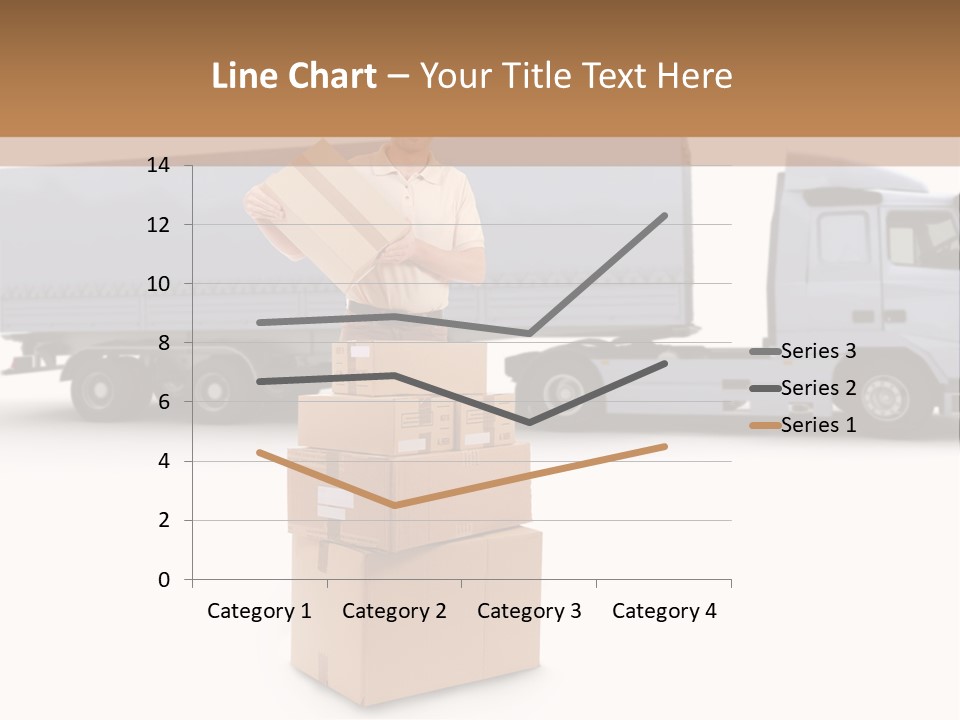 Courier Truck Friendly PowerPoint Template