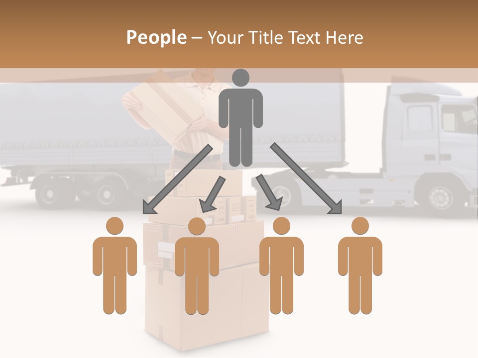 Courier Truck Friendly PowerPoint Template