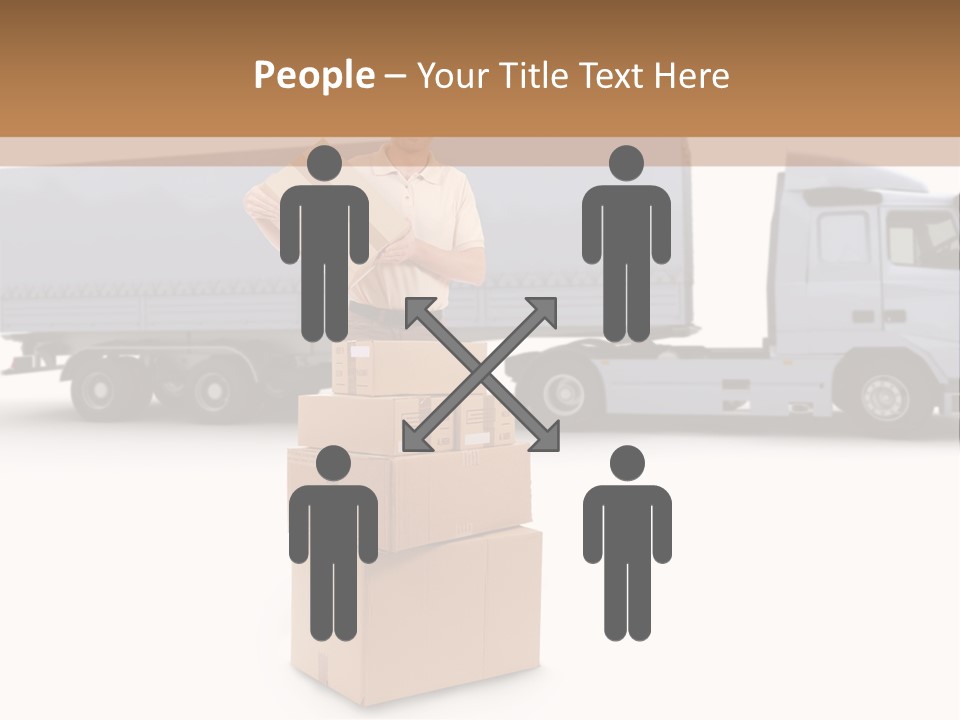 Courier Truck Friendly PowerPoint Template