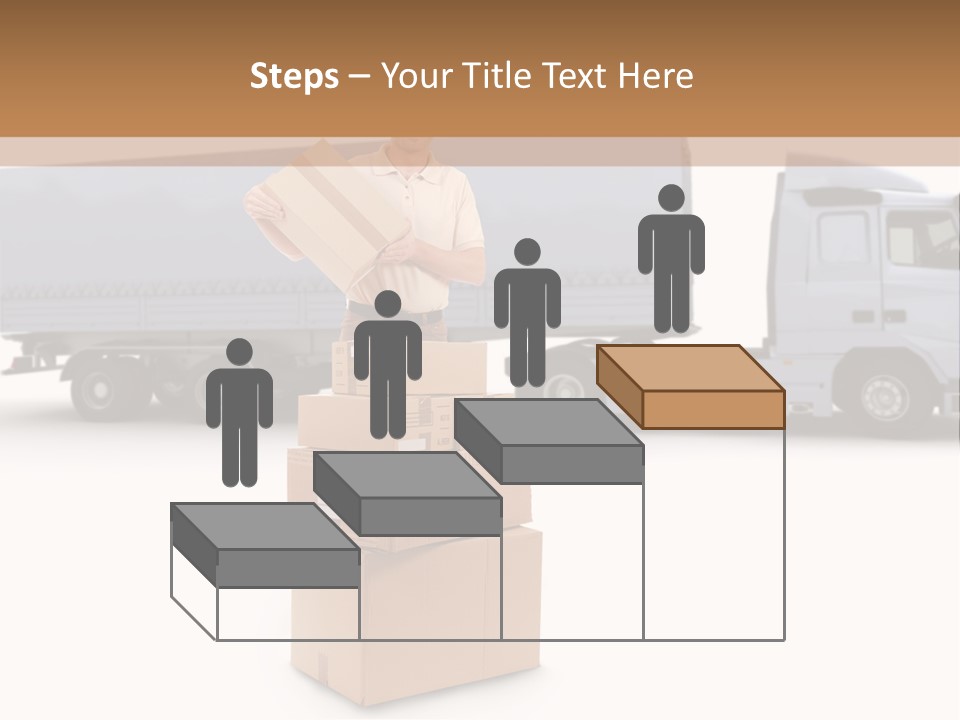 Courier Truck Friendly PowerPoint Template