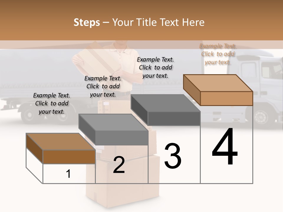 Courier Truck Friendly PowerPoint Template