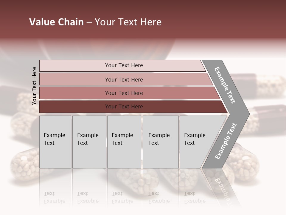 A Bottle Of Pills Next To Some Pills On A Table PowerPoint Template