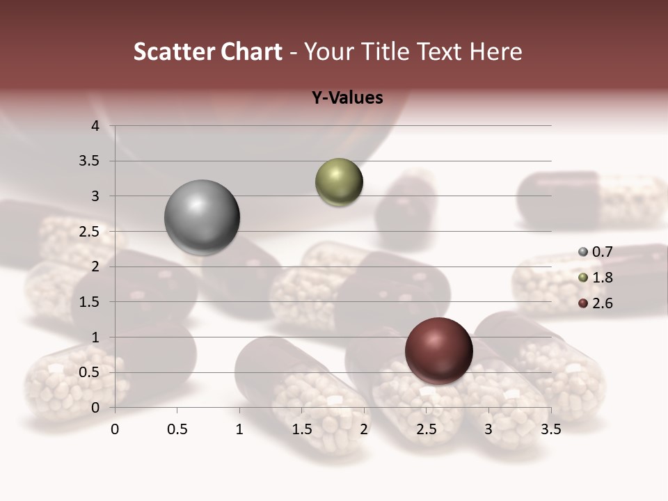 A Bottle Of Pills Next To Some Pills On A Table PowerPoint Template