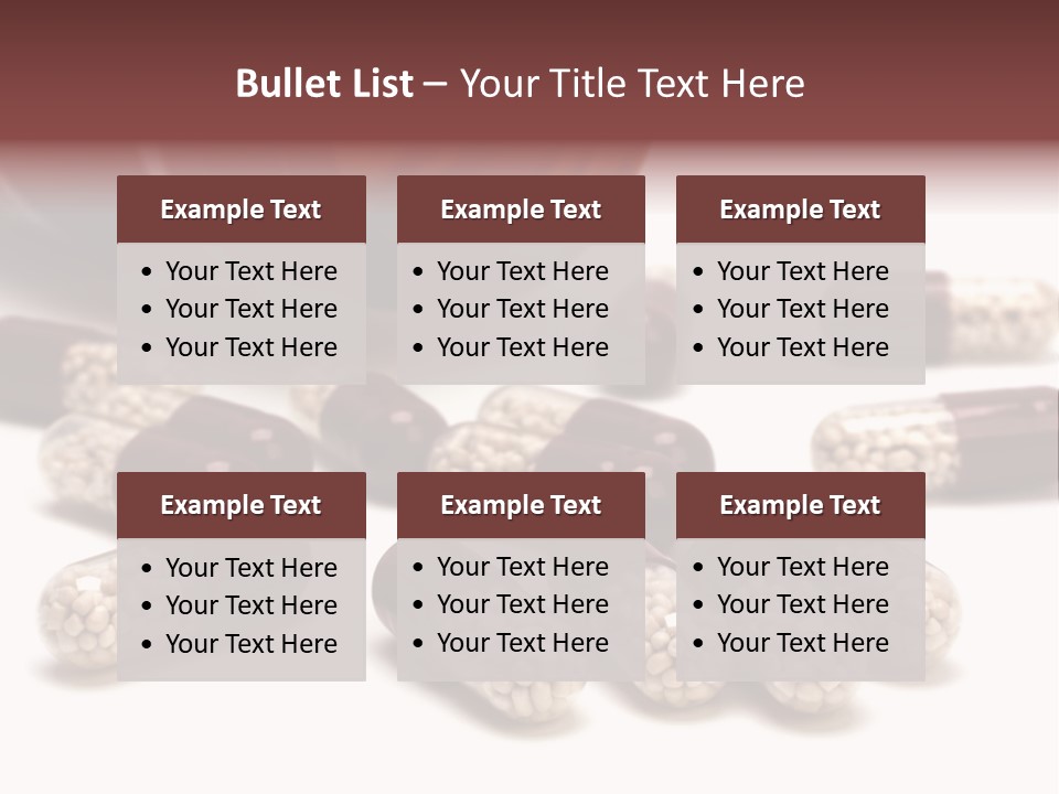 A Bottle Of Pills Next To Some Pills On A Table PowerPoint Template