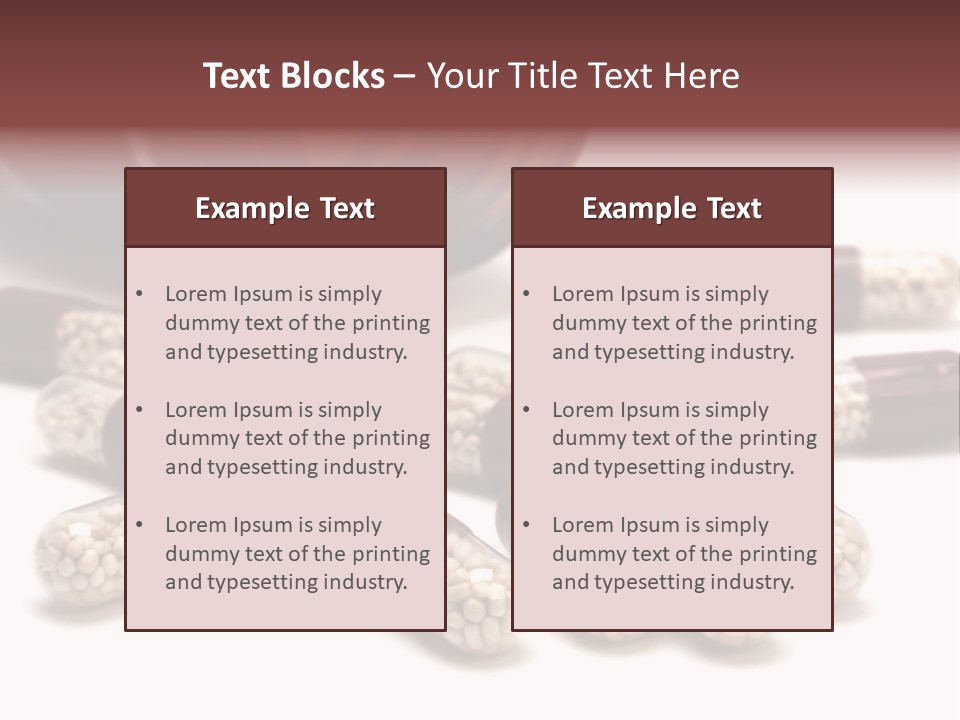 A Bottle Of Pills Next To Some Pills On A Table PowerPoint Template