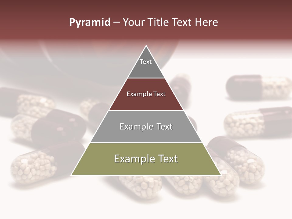 A Bottle Of Pills Next To Some Pills On A Table PowerPoint Template