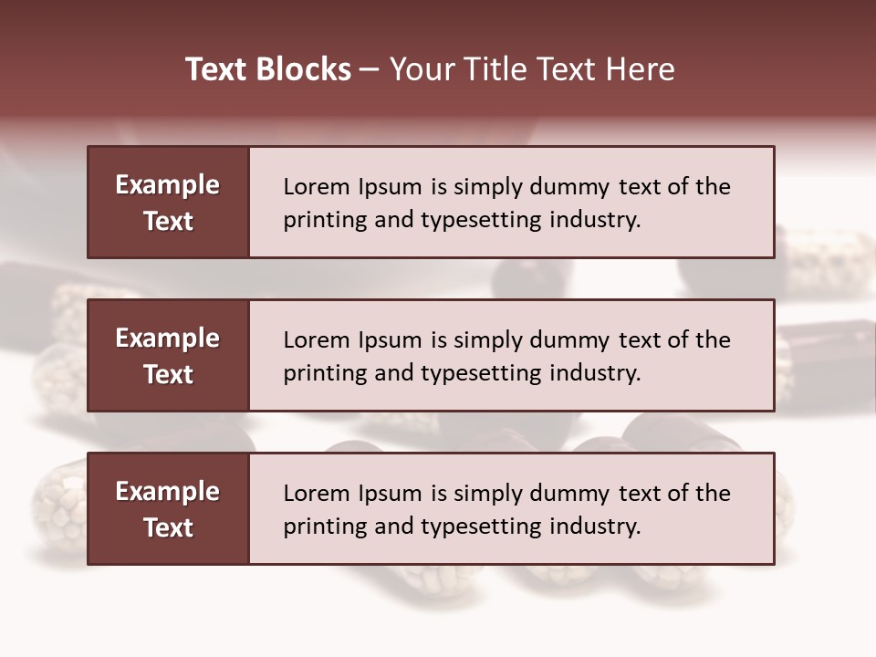 A Bottle Of Pills Next To Some Pills On A Table PowerPoint Template