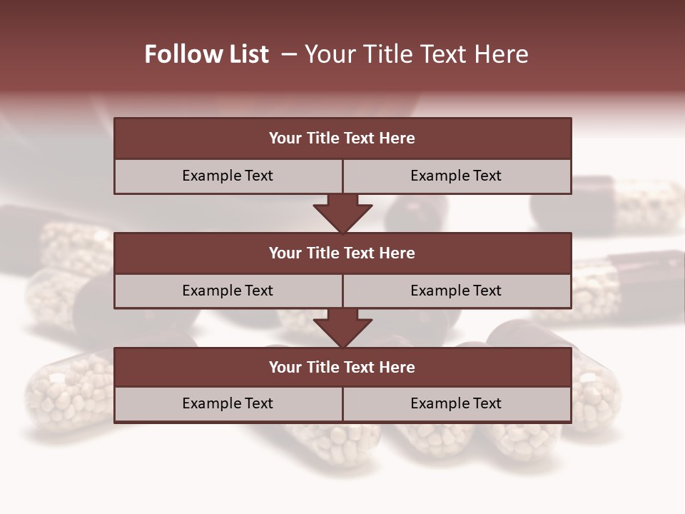 A Bottle Of Pills Next To Some Pills On A Table PowerPoint Template