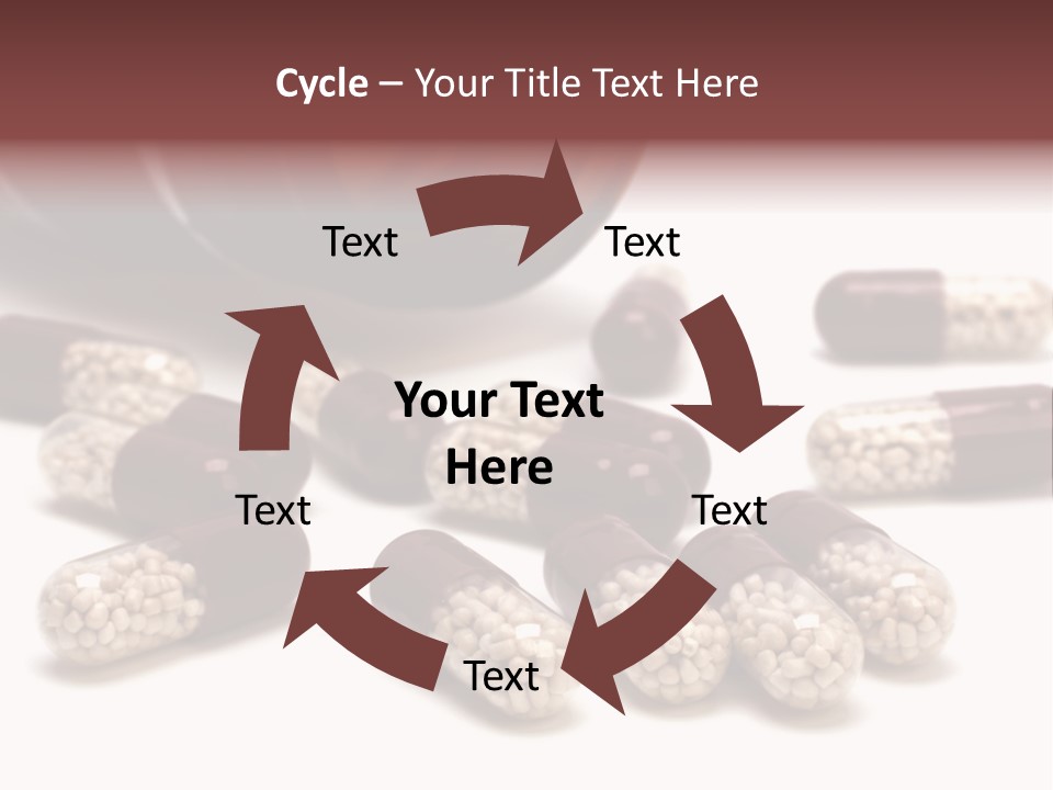 A Bottle Of Pills Next To Some Pills On A Table PowerPoint Template