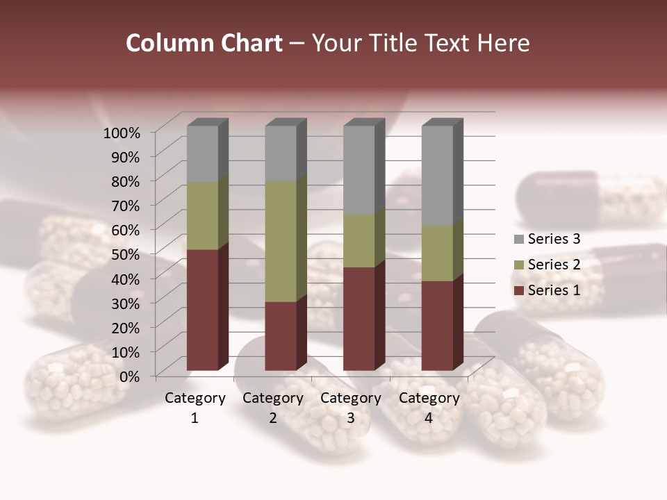 A Bottle Of Pills Next To Some Pills On A Table PowerPoint Template