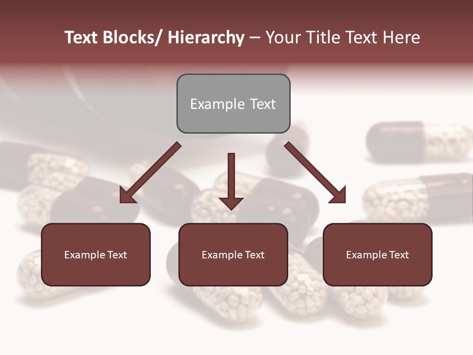 A Bottle Of Pills Next To Some Pills On A Table PowerPoint Template