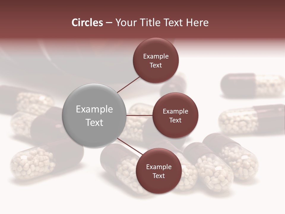 A Bottle Of Pills Next To Some Pills On A Table PowerPoint Template