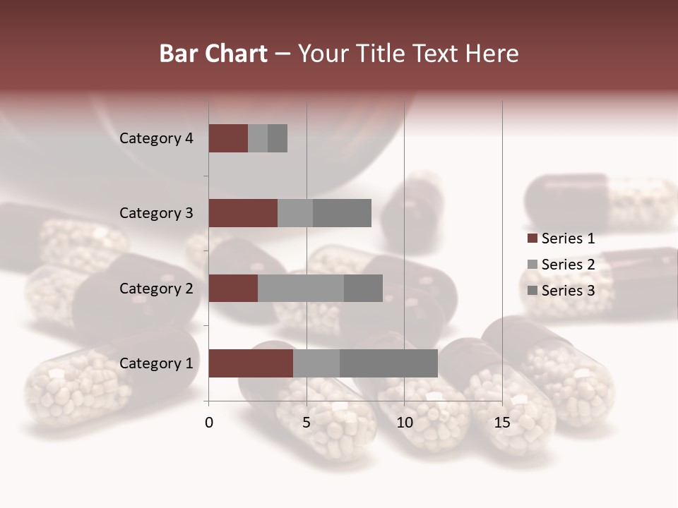 A Bottle Of Pills Next To Some Pills On A Table PowerPoint Template