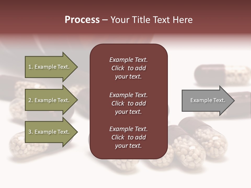 A Bottle Of Pills Next To Some Pills On A Table PowerPoint Template