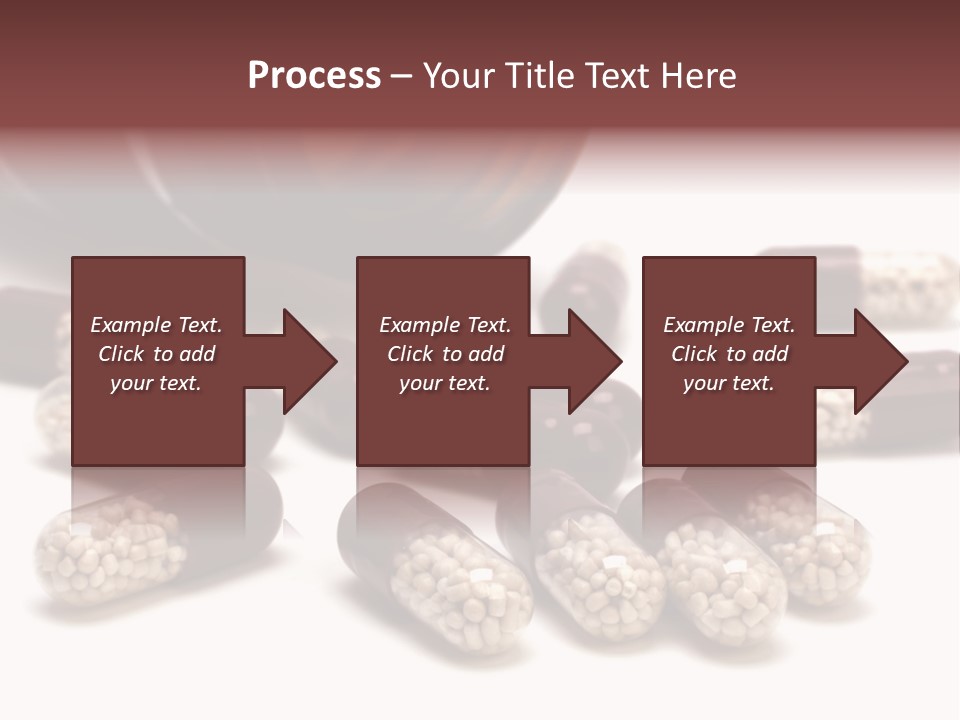A Bottle Of Pills Next To Some Pills On A Table PowerPoint Template