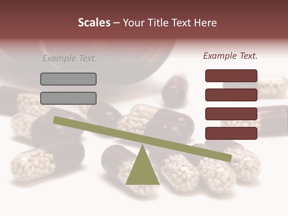 A Bottle Of Pills Next To Some Pills On A Table PowerPoint Template