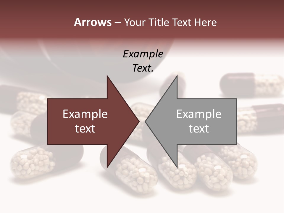 A Bottle Of Pills Next To Some Pills On A Table PowerPoint Template
