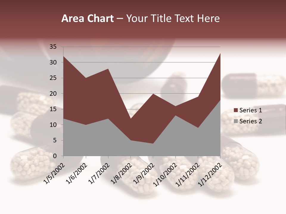 A Bottle Of Pills Next To Some Pills On A Table PowerPoint Template