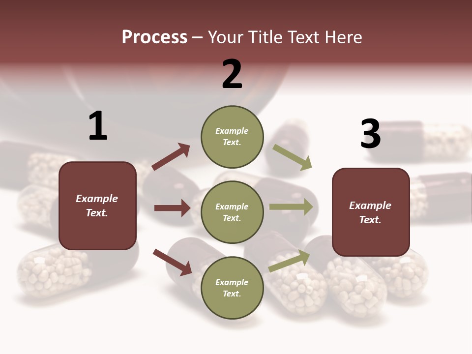 A Bottle Of Pills Next To Some Pills On A Table PowerPoint Template